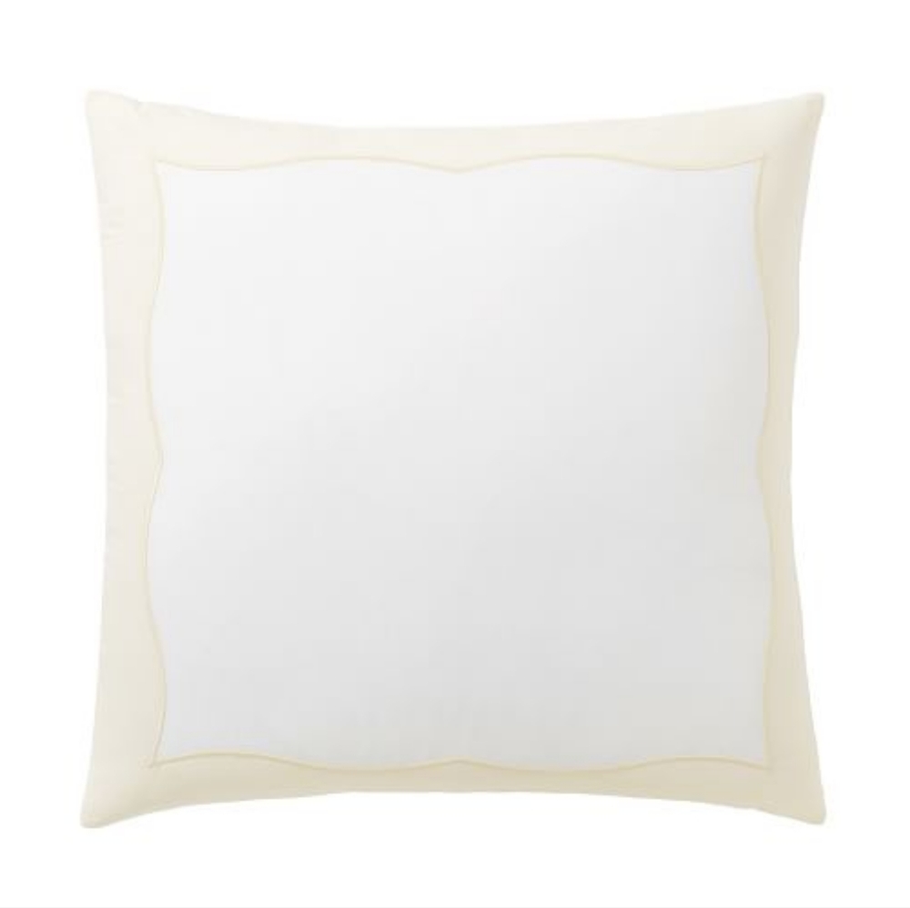BNWT Pottery Barn x Monique Lhuillier Daphne euro sham